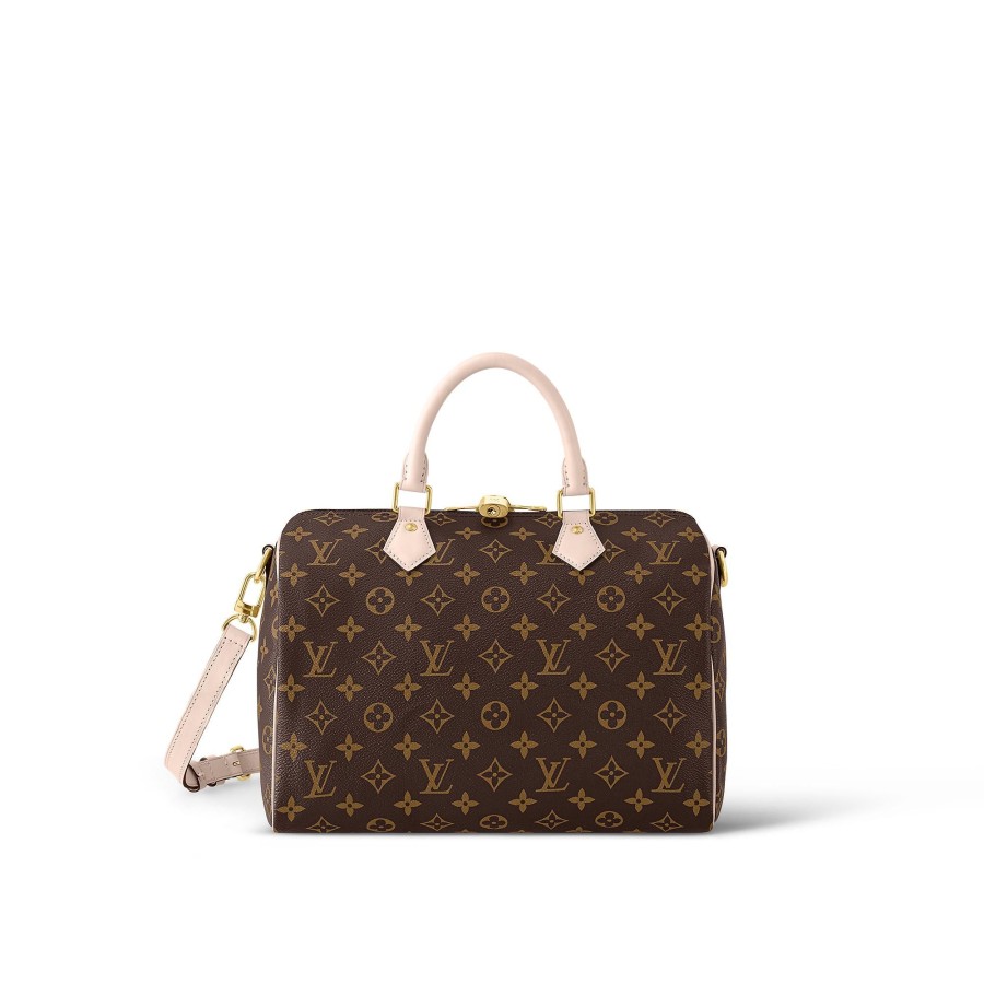 Women Louis Vuitton Iconic Monogram Bags | Speedy Bandouliere 30