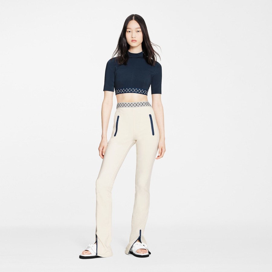 Women Louis Vuitton Pants | Flight Mode Leggings Beige Clair