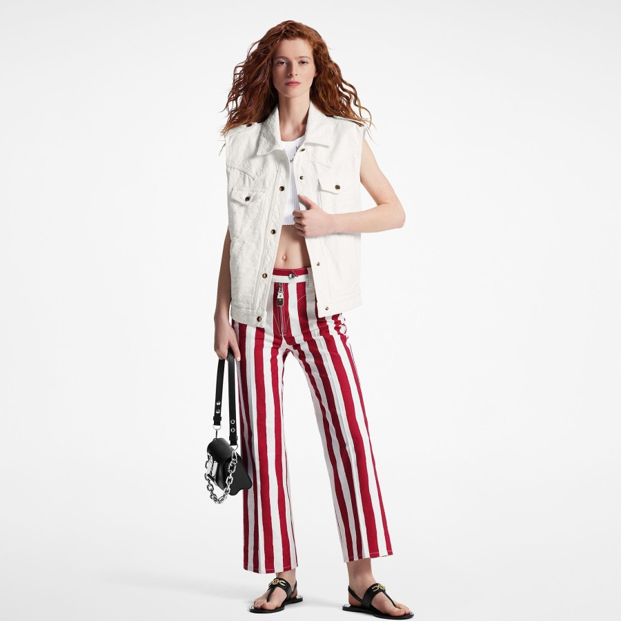 Women Louis Vuitton Denim | Parasol Stripes Jeans