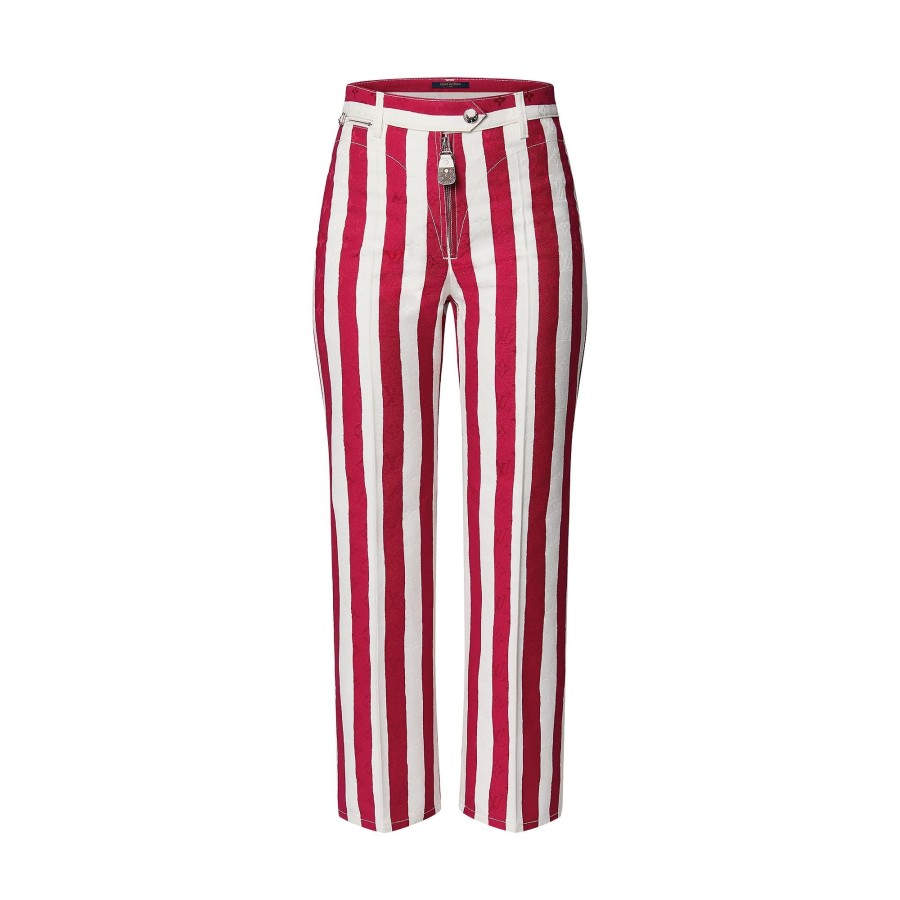 Women Louis Vuitton Denim | Parasol Stripes Jeans