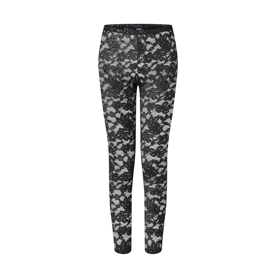 Women Louis Vuitton Pants | Floral Lace Leggings