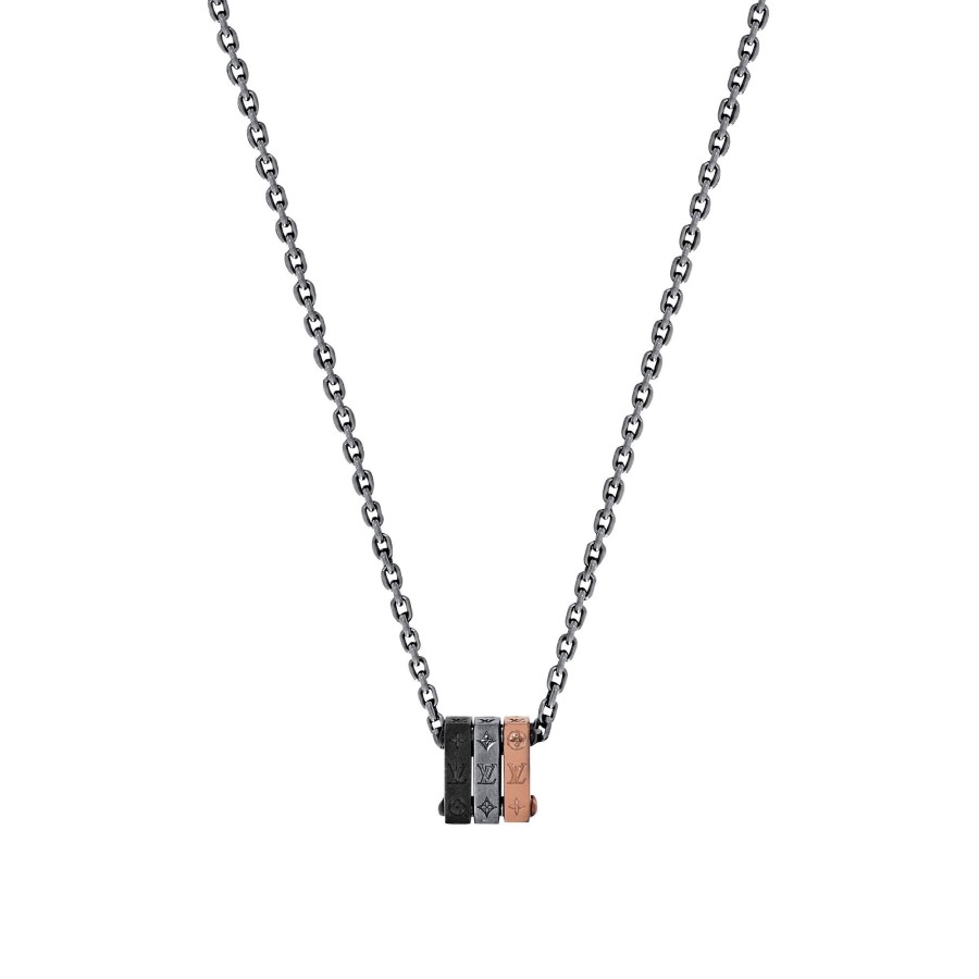 Men Louis Vuitton Necklaces And Pendants | Monogram Bold Necklace Multicolored