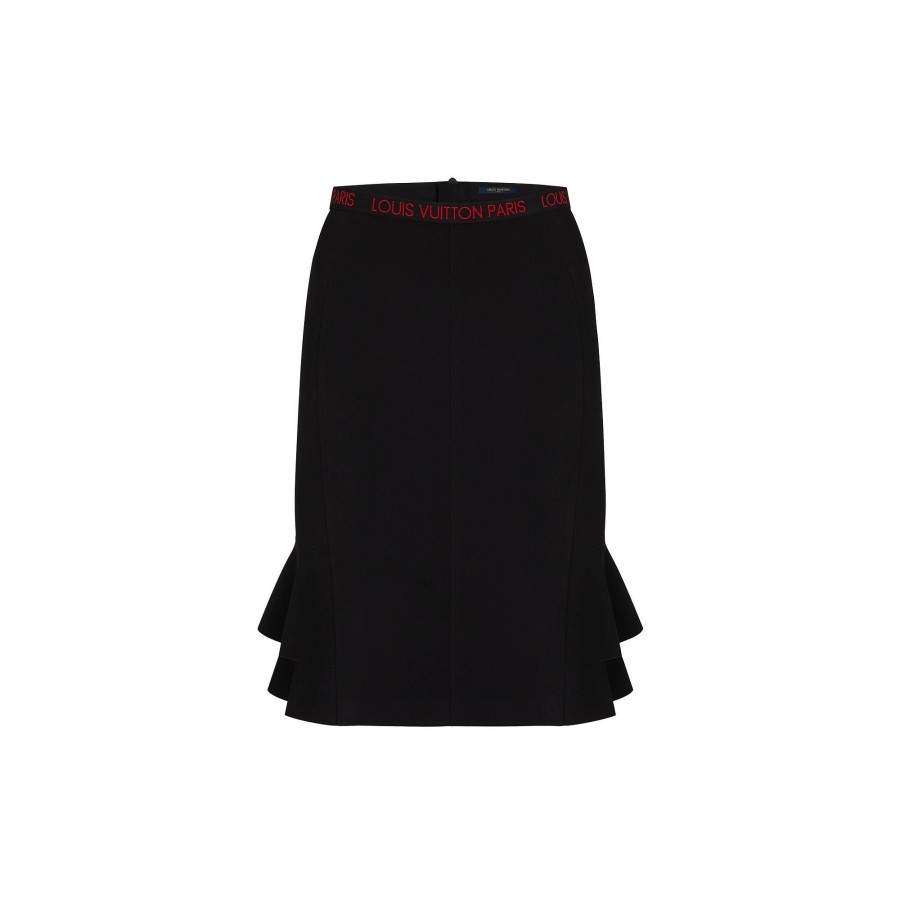 Women Louis Vuitton Skirts And Shorts | Flounce Hem Sporty Skirt