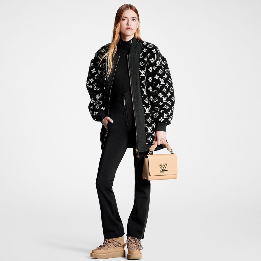 Women Louis Vuitton Coats And Jackets | Oversized Monogram Teddy Bomber Jacket