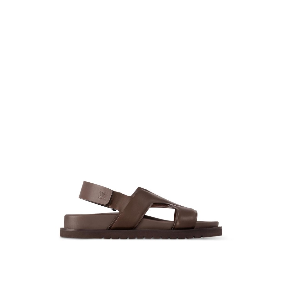 Men Louis Vuitton Sandals | Lv Oasis Sandal Mocha