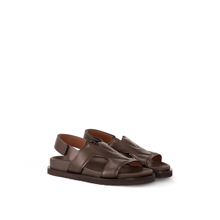 Men Louis Vuitton Sandals | Lv Oasis Sandal Mocha