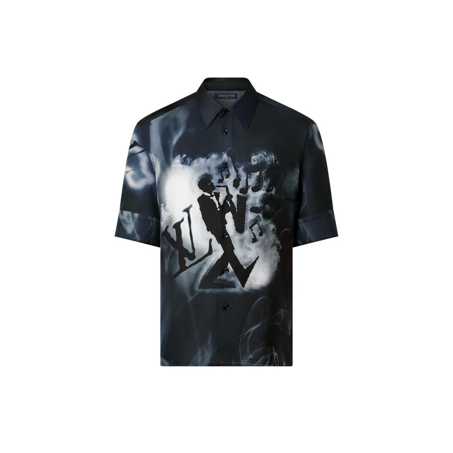 Men Louis Vuitton Shirts | Short-Sleeved Shirt