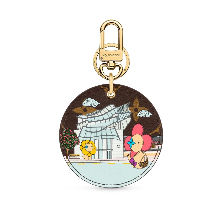 Women Louis Vuitton Key Holders And Bag Charms | Illustre Xmas Seoul Bag Charm And Key Holder