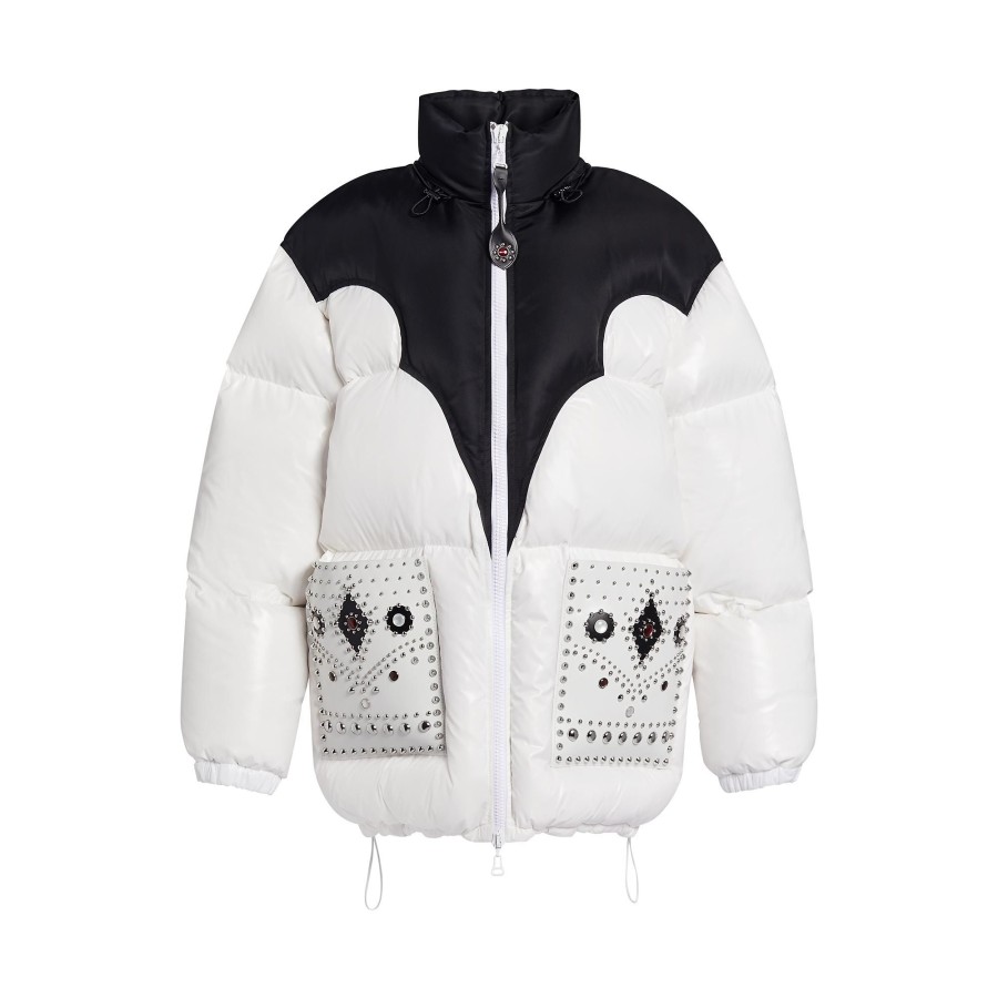 Women Louis Vuitton Coats And Jackets | Stud Pockets Oversized Down Jacket