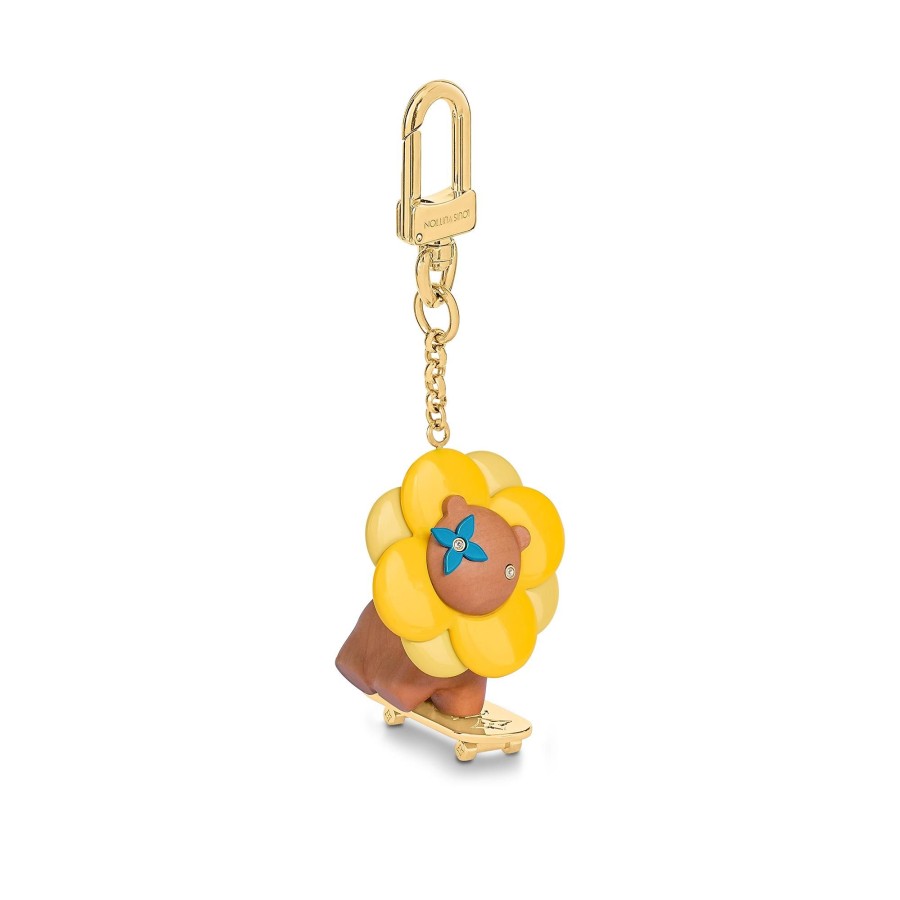 Women Louis Vuitton Key Holders And Bag Charms | Figurine Petula Skate Bag Charm And Key Holder