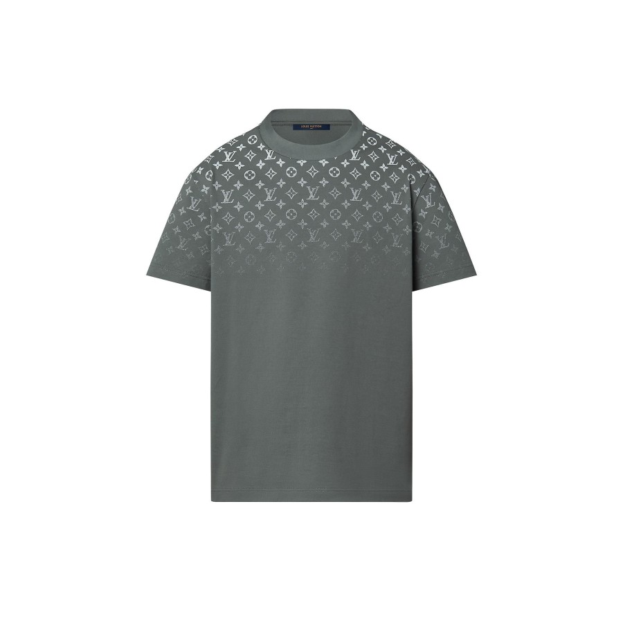 Men Louis Vuitton T-Shirts And Polos | Gradient Cotton T-Shirt