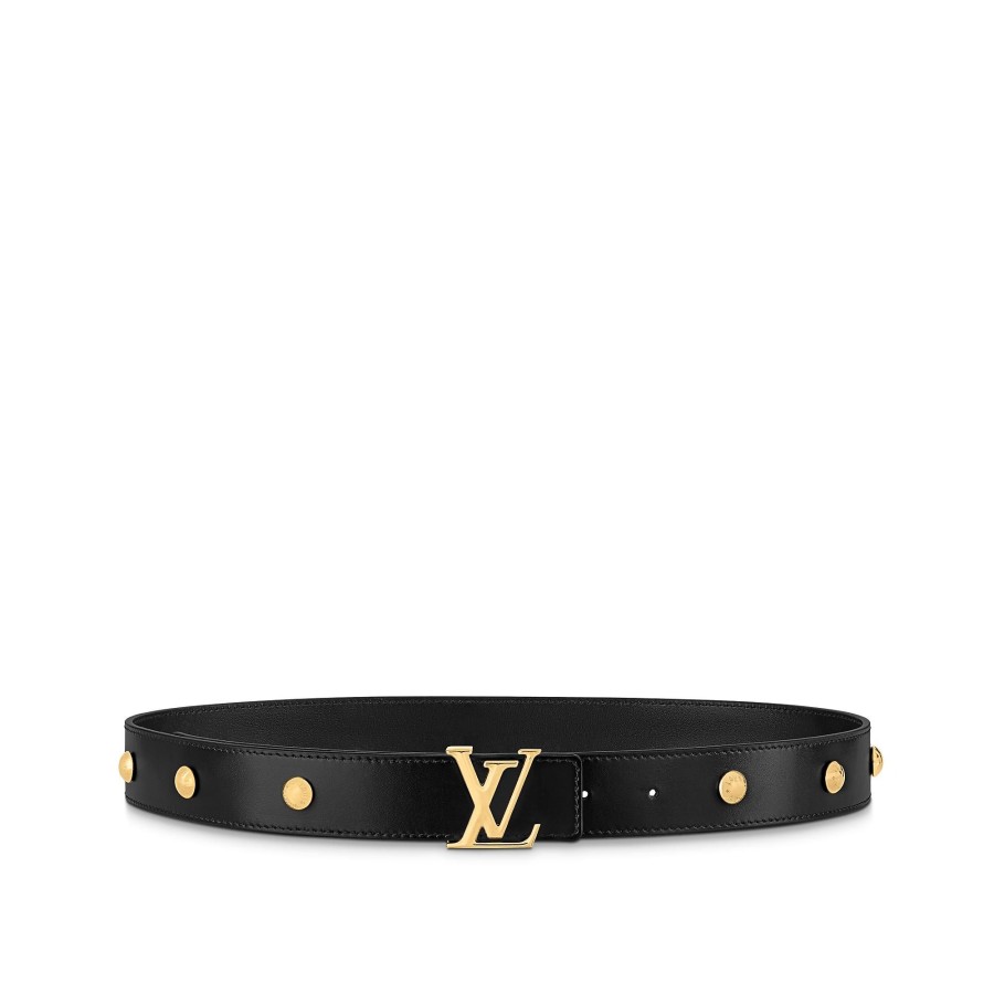 Women Louis Vuitton Belts | Lv Initiales Studs 30Mm Reversible Belt