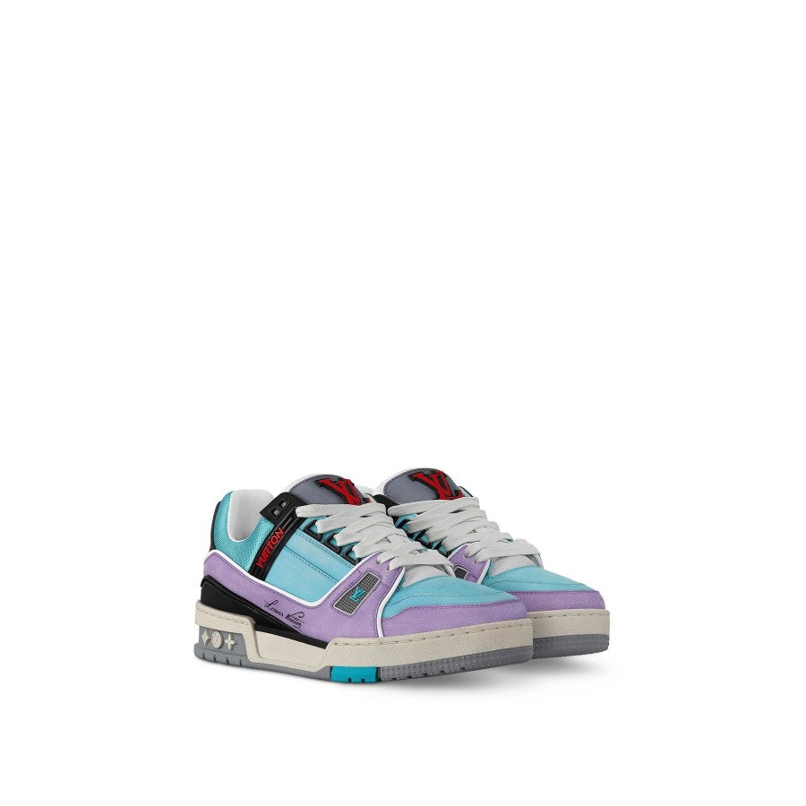 Women Louis Vuitton Sneakers | Lv Trainer Sneaker Blue