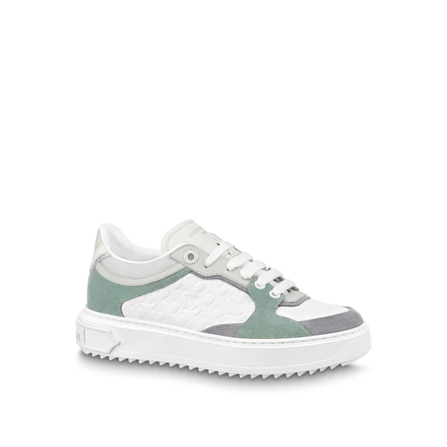 Women Louis Vuitton Sneakers | Time Out Sneaker Water Green