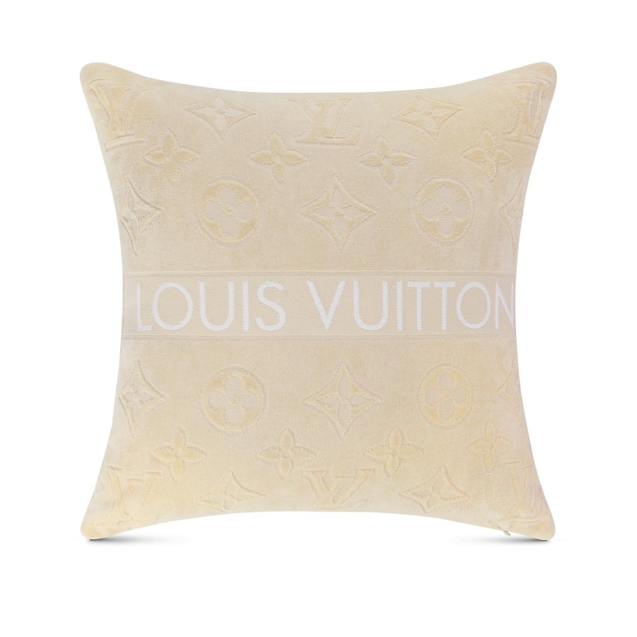 Women Louis Vuitton Home Textiles | Lvacation Beach Pillow Cream