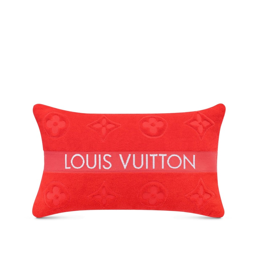 Women Louis Vuitton Home Textiles | Lvacation Small Cushion Poppy