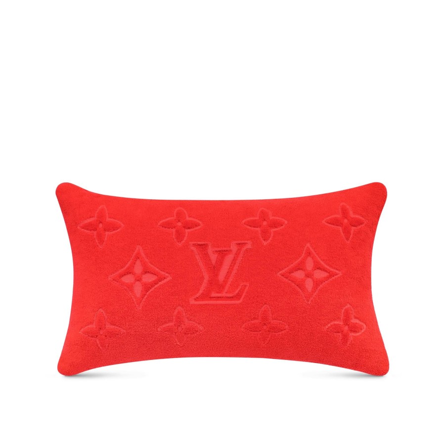 Women Louis Vuitton Home Textiles | Lvacation Small Cushion Poppy