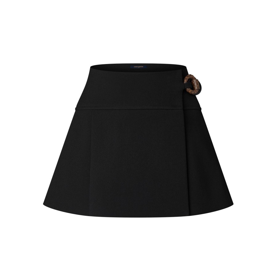 Women Louis Vuitton Skirts And Shorts | Monogram Double Ring Mini Wrap Skirt