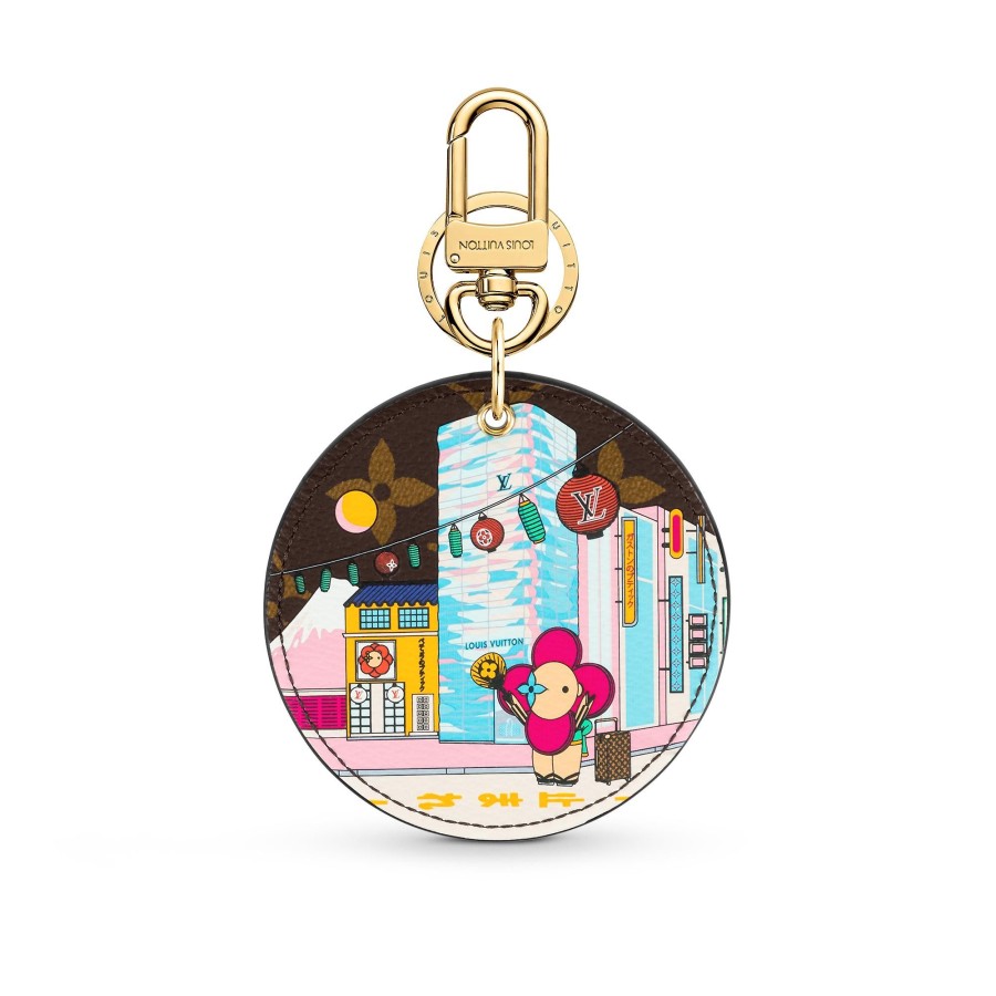 Women Louis Vuitton Key Holders And Bag Charms | Illustre Xmas Tokyo Bag Charm And Key Holder