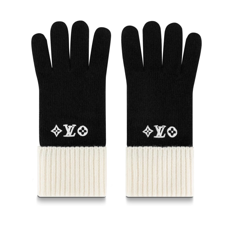 Women Louis Vuitton Hats And Gloves | Lv Headline Gloves Black