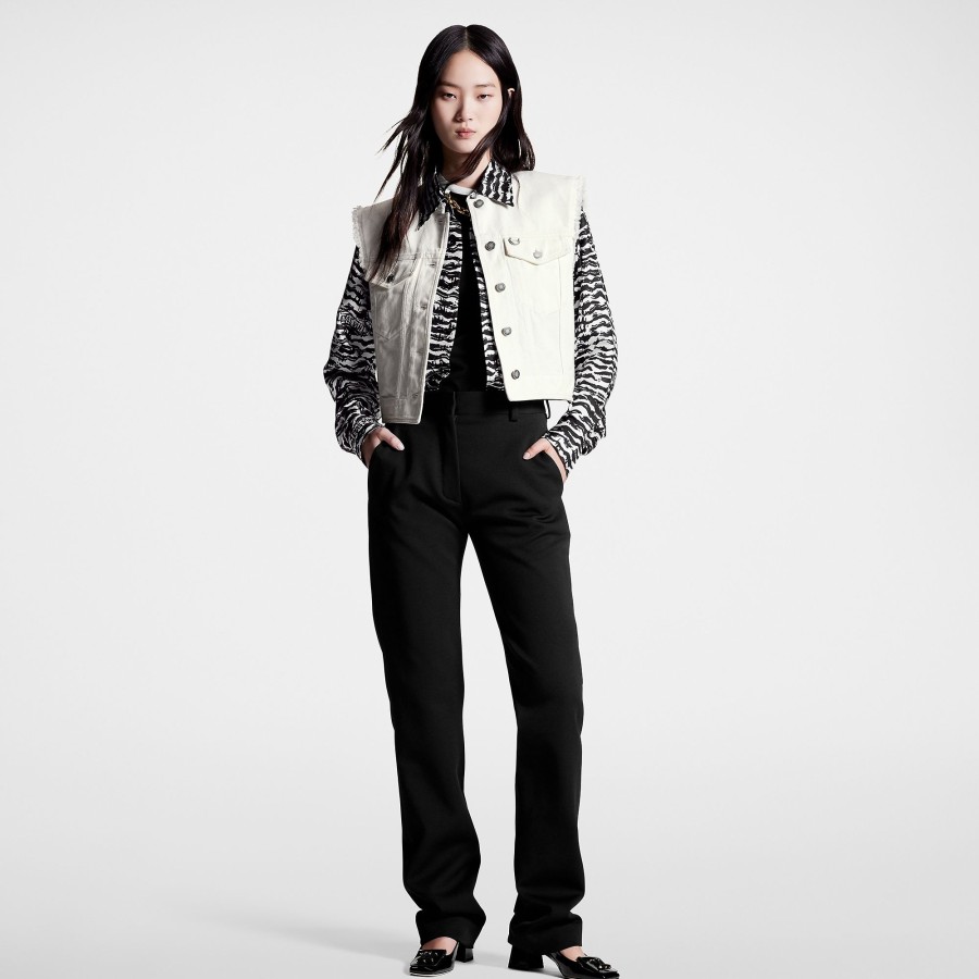 Women Louis Vuitton Pants | Tailored Technical Gabardine Pants