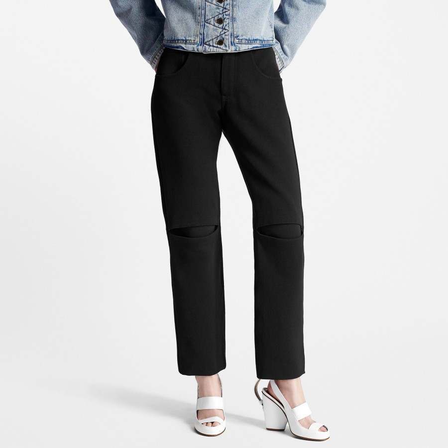 Women Louis Vuitton Pants | Micro Twill Slit Pants