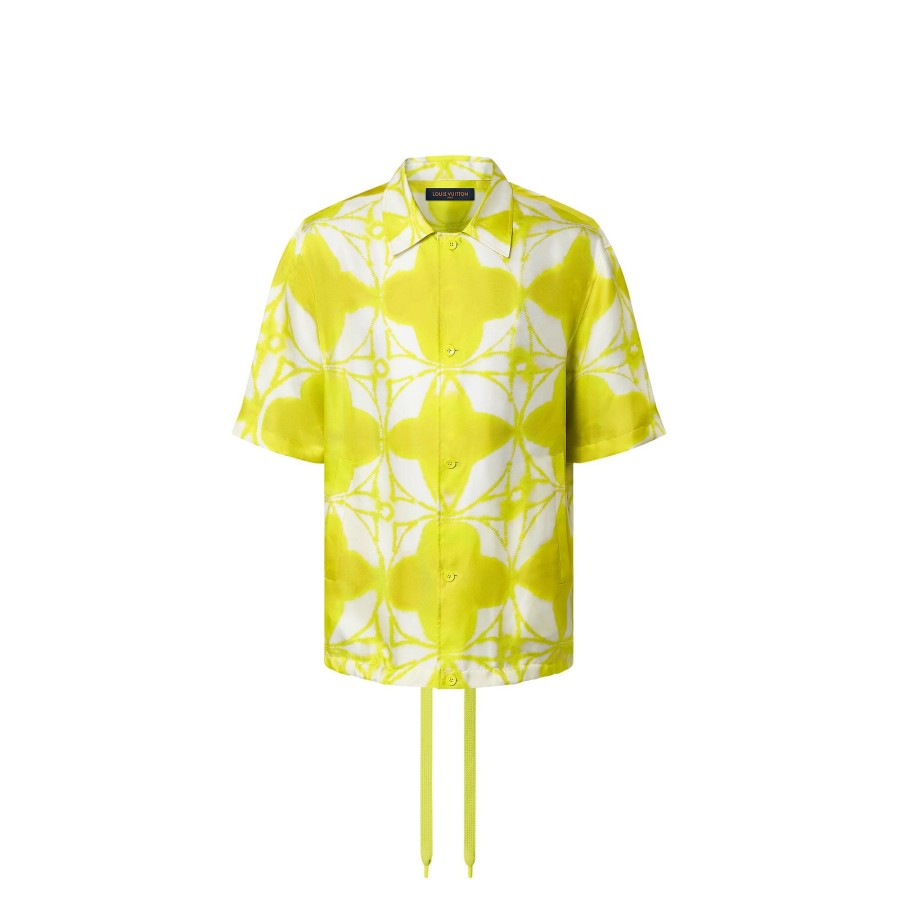 Men Louis Vuitton Shirts | Monogram Shibori Short-Sleeved Shirt