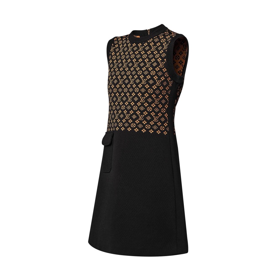 Women Louis Vuitton Dresses | Monogram Jacquard Knit Dress