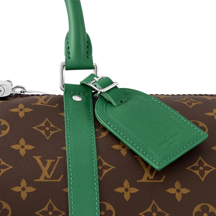 Women Louis Vuitton Travel Bags | Keepall Bandouliere 50 Green