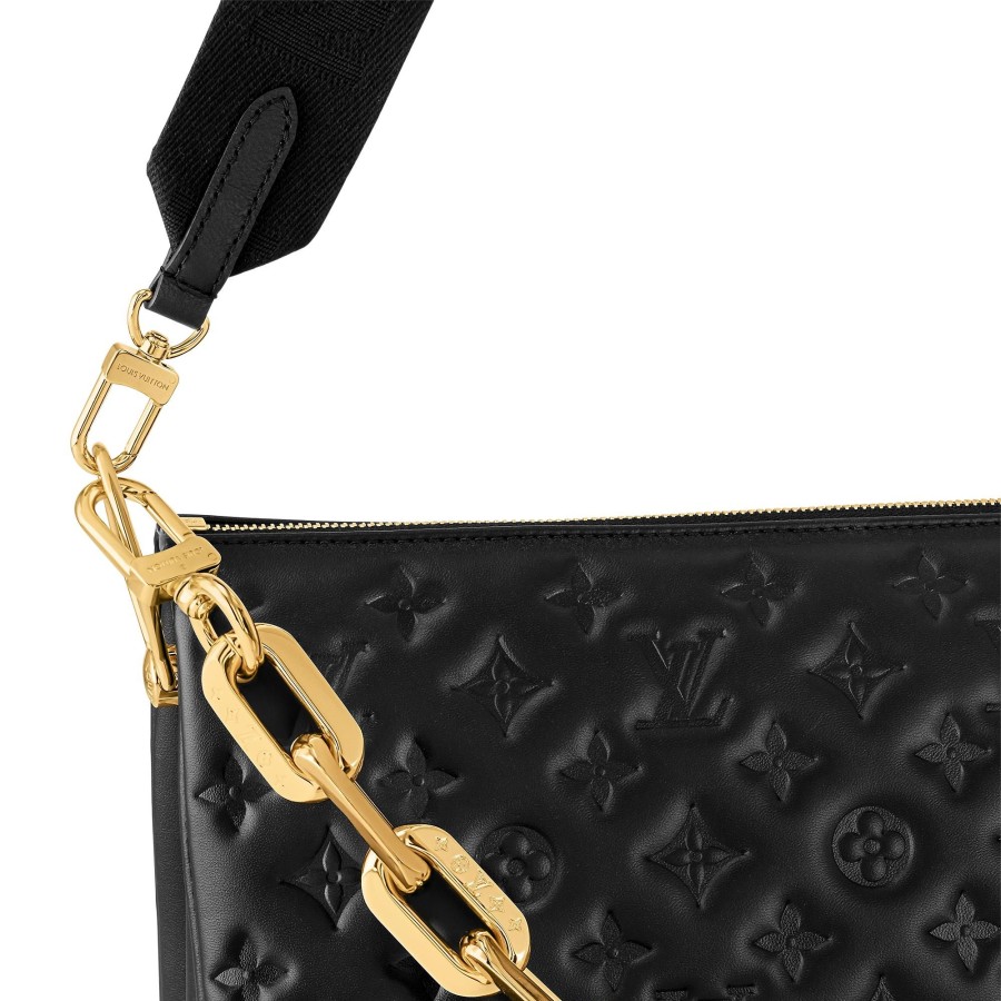 Women Louis Vuitton Leather Bags | Coussin Mm Black