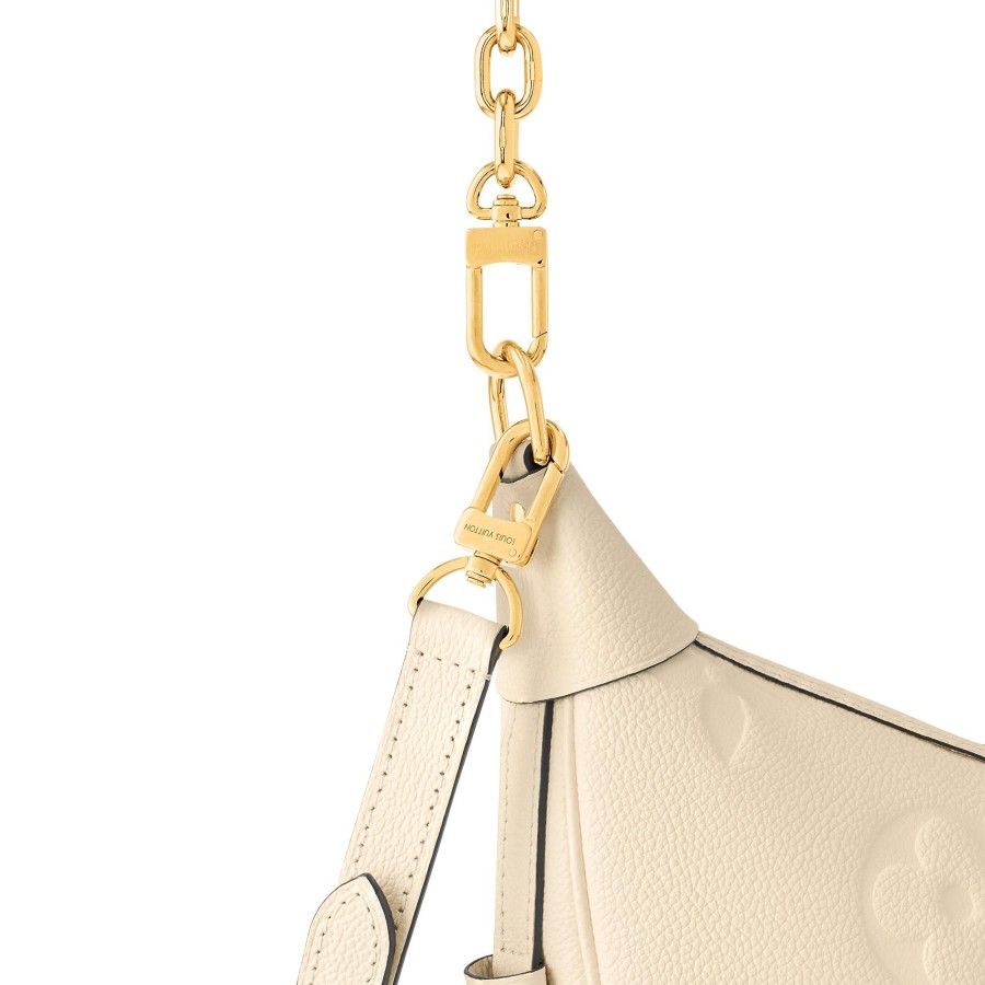 Women Louis Vuitton Leather Bags | Loop Hobo Cream