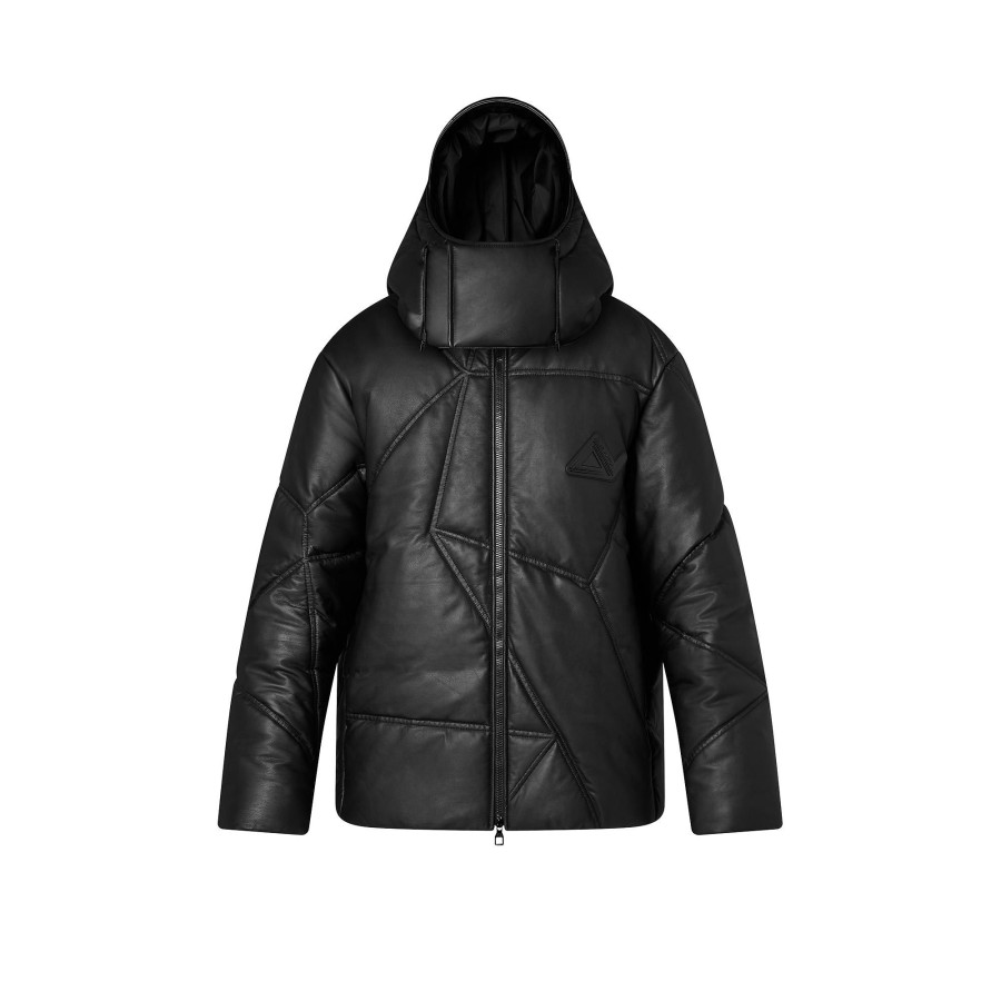 Men Louis Vuitton Coats And Outerwear | Padded Leather Blouson