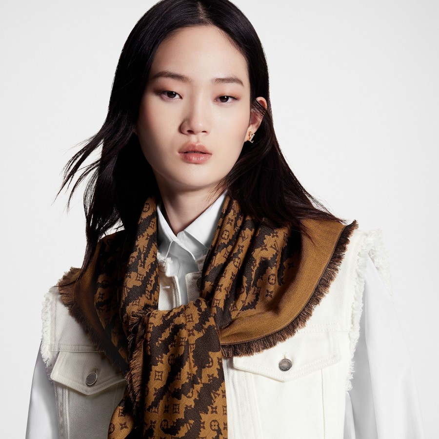 Women Louis Vuitton Shawls And Stoles | Tigergram Shawl