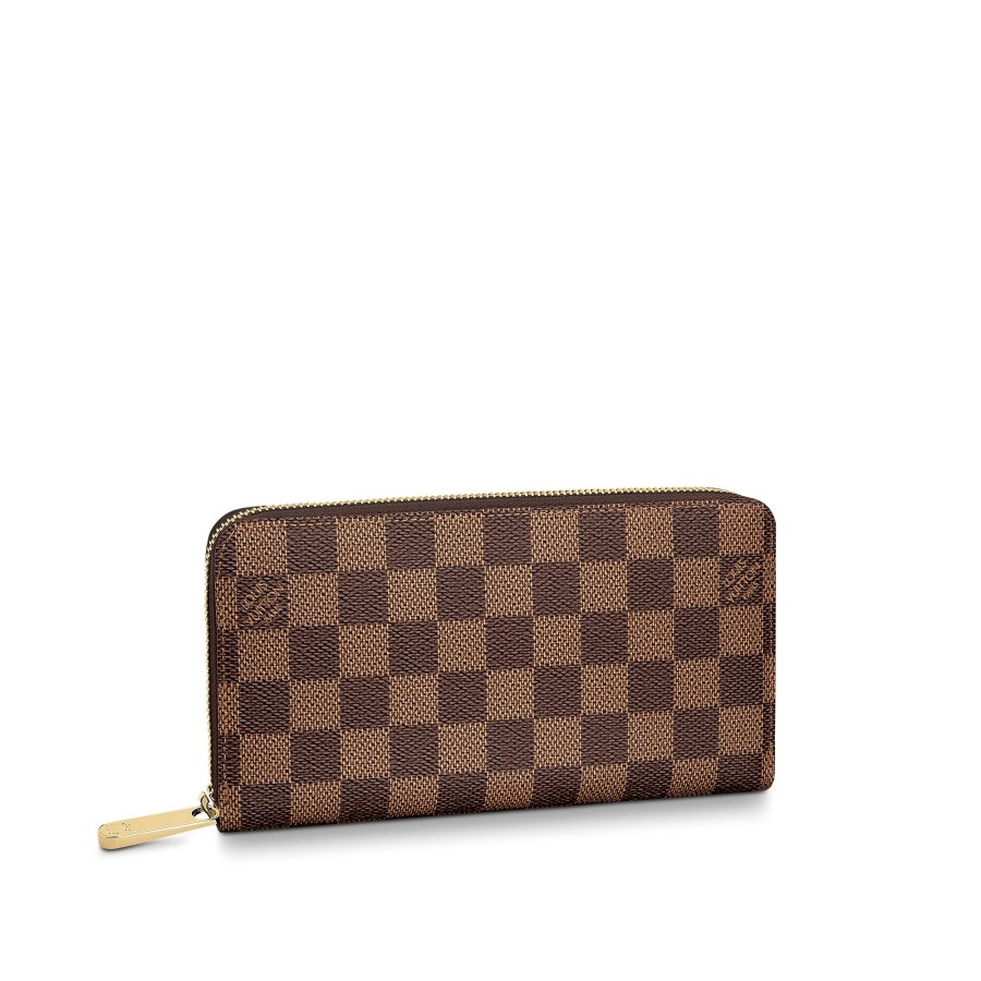 Women Louis Vuitton Long Wallets | Zippy Wallet Brown