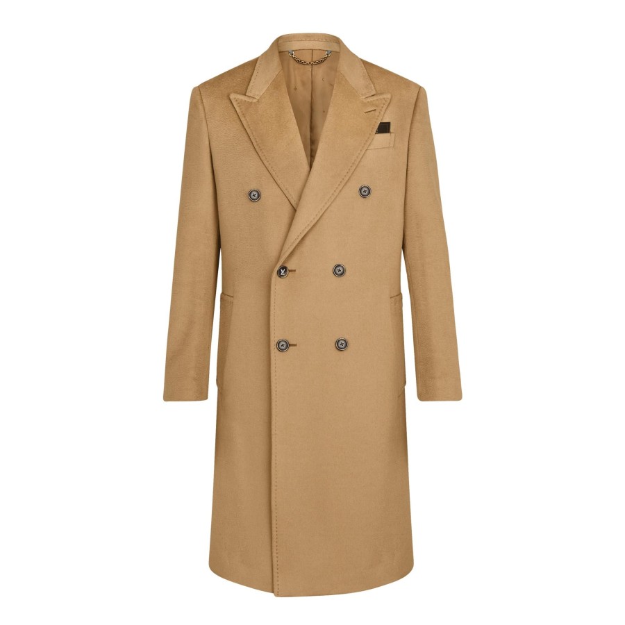 Men Louis Vuitton Coats And Outerwear | Louis Vuitton Staples Edition Double Breasted Tailored Coat