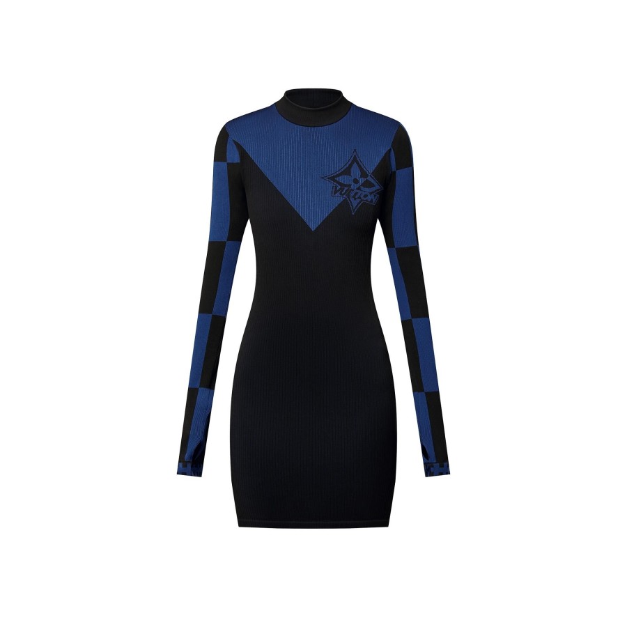 Women Louis Vuitton Dresses | Graphic Compression Knit Dress