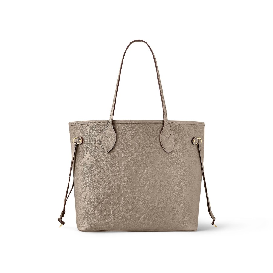 Women Louis Vuitton Leather Bags | Neverfull Mm Turtledove