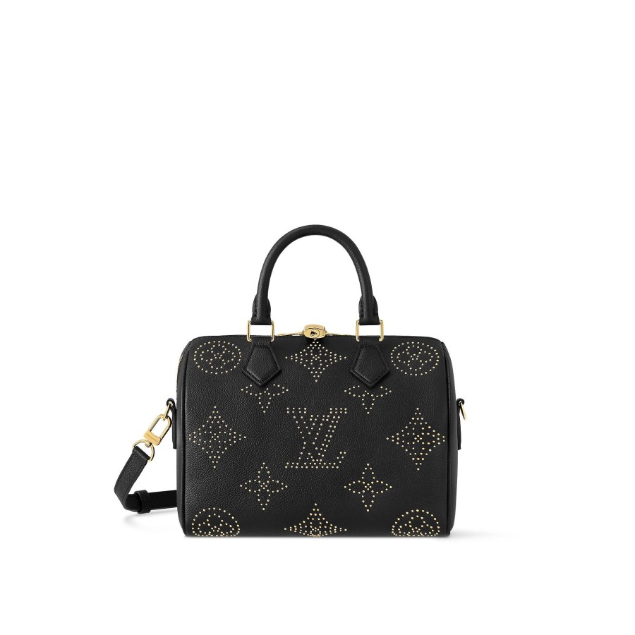 Women Louis Vuitton Leather Bags | Speedy Bandouliere 25