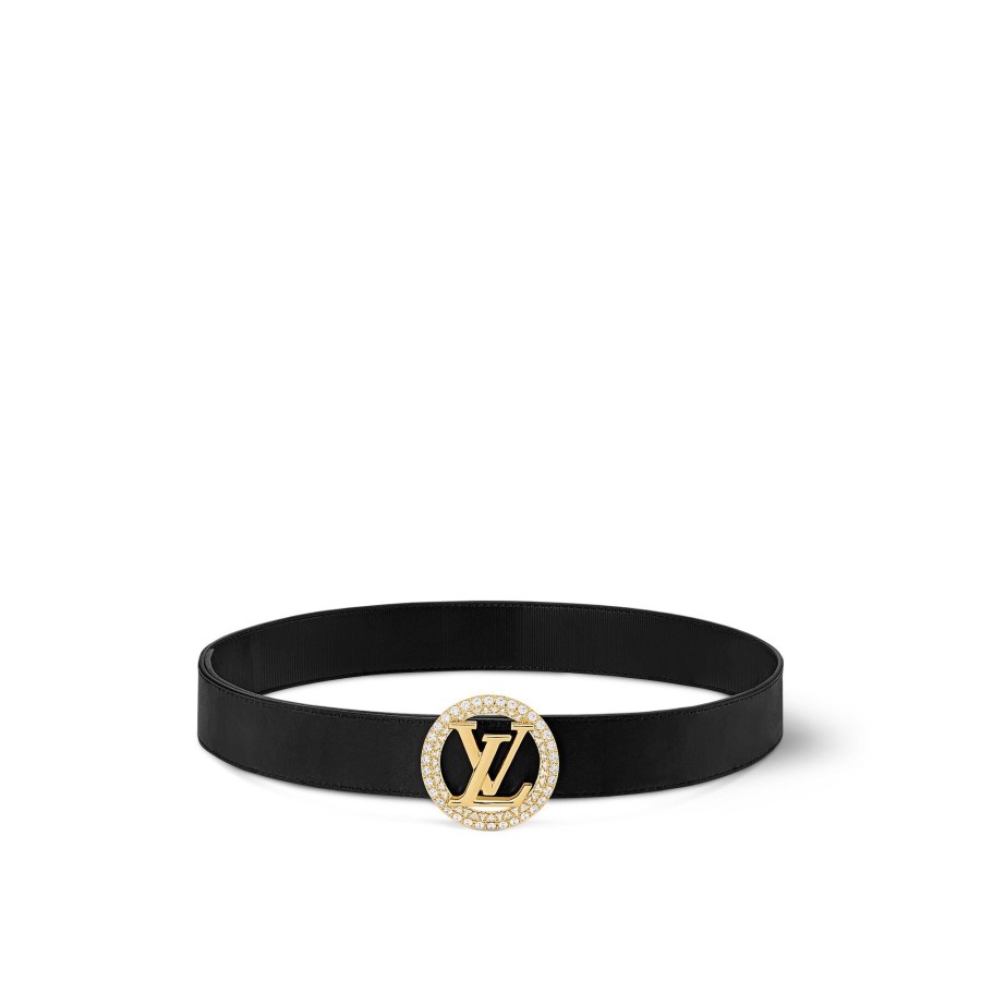 Women Louis Vuitton Belts | Lv Circle Tresor 35Mm Reversible Belt