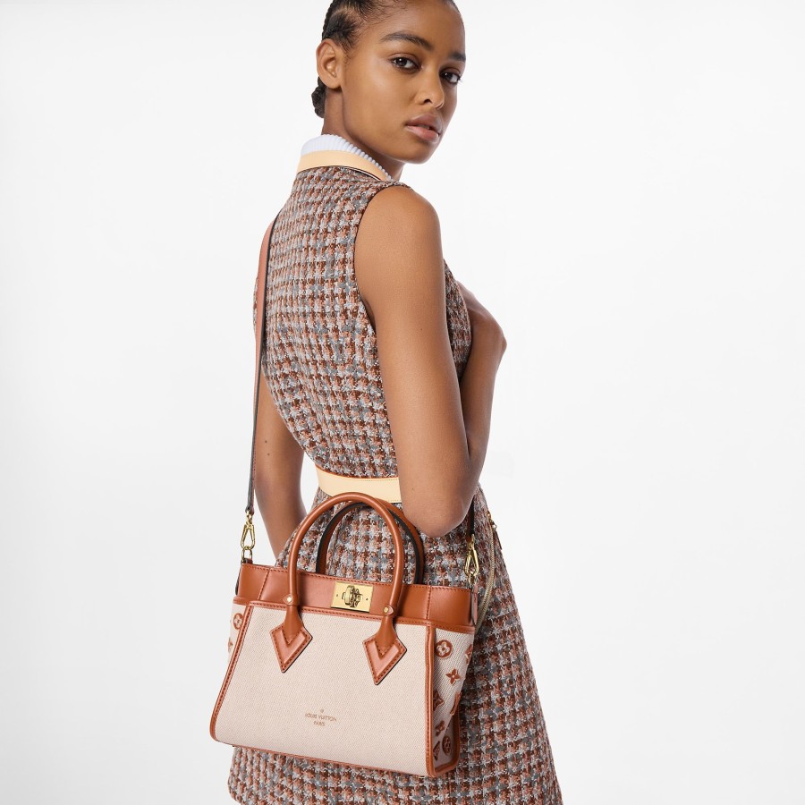 Women Louis Vuitton Shoulder And Cross Body Bags | On My Side Pm Tan