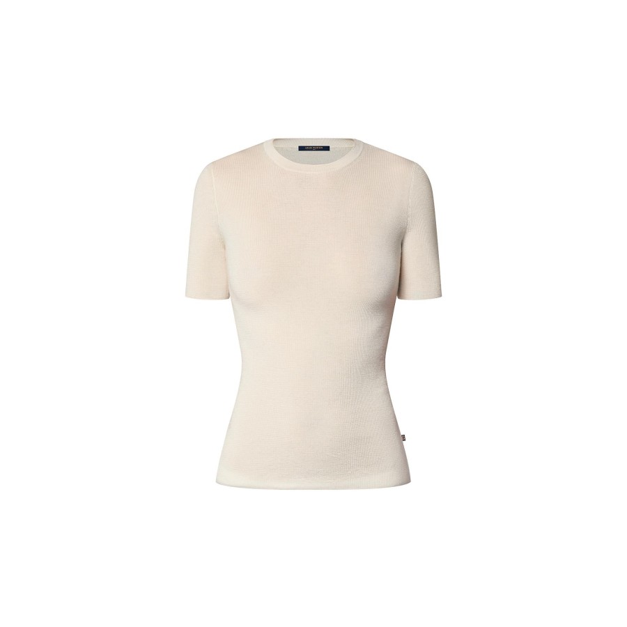 Women Louis Vuitton Knitwear | Cashmere-Silk Knit Top