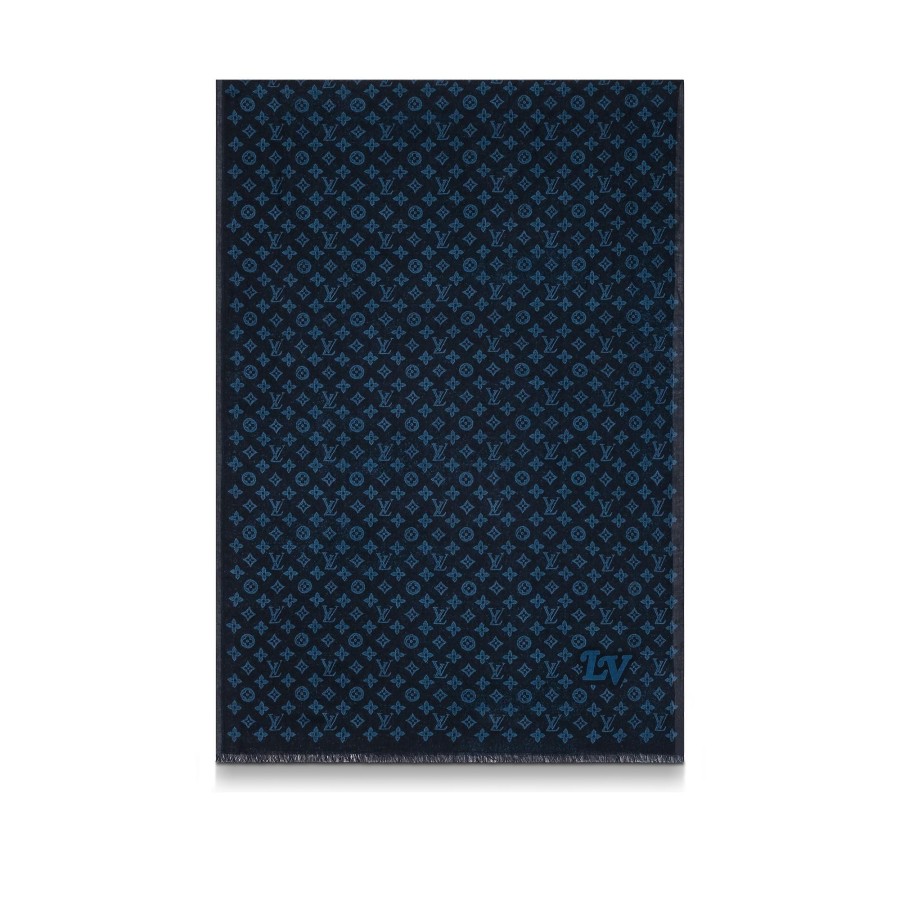 Men Louis Vuitton Scarves | Monogram Record Stole