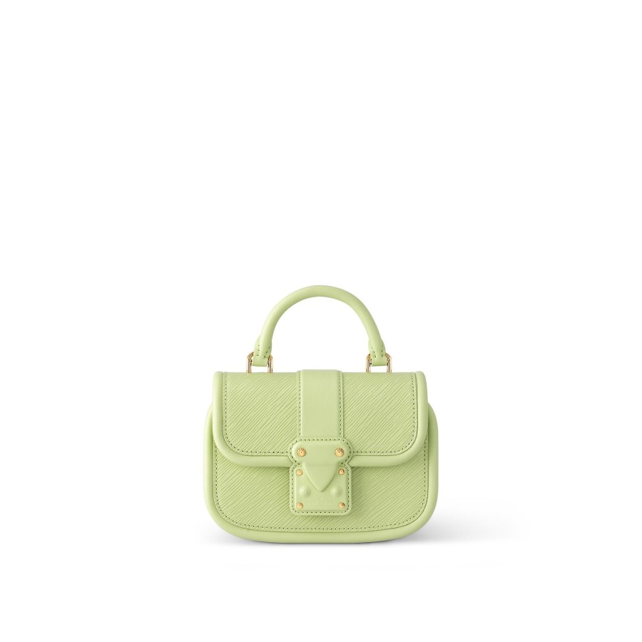 Women Louis Vuitton Leather Bags | Hide And Seek Light Green