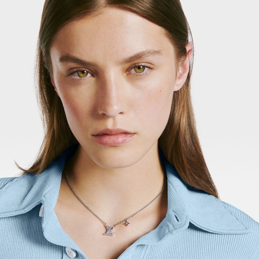 Women Louis Vuitton Necklaces And Pendants | Lv Iconic Necklace Aquamarine