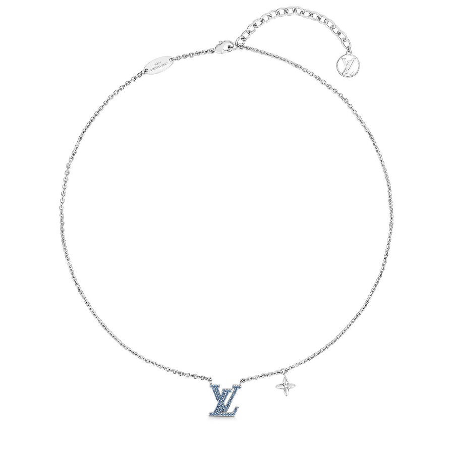 Women Louis Vuitton Necklaces And Pendants | Lv Iconic Necklace Aquamarine