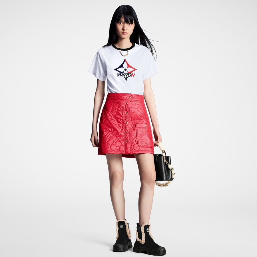 Women Louis Vuitton Tops | Lv Snowflake T-Shirt