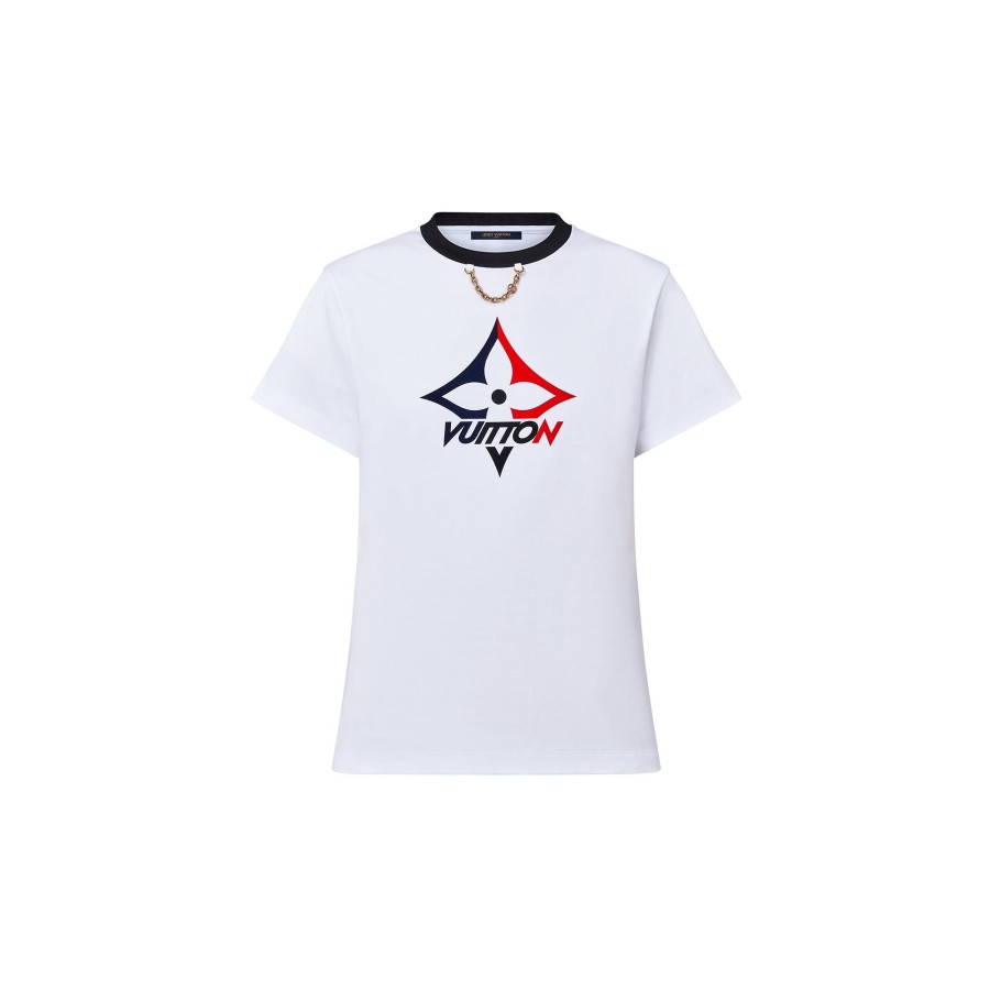 Women Louis Vuitton Tops | Lv Snowflake T-Shirt