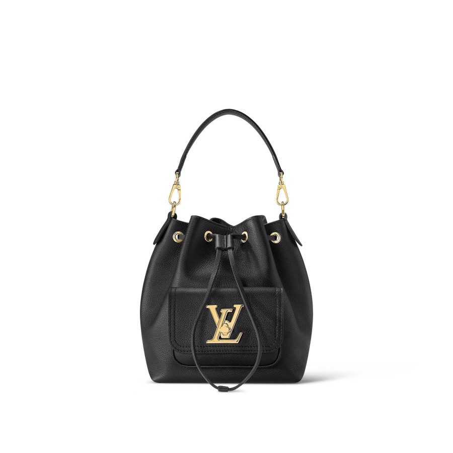 Women Louis Vuitton Leather Bags | Lockme Bucket Black