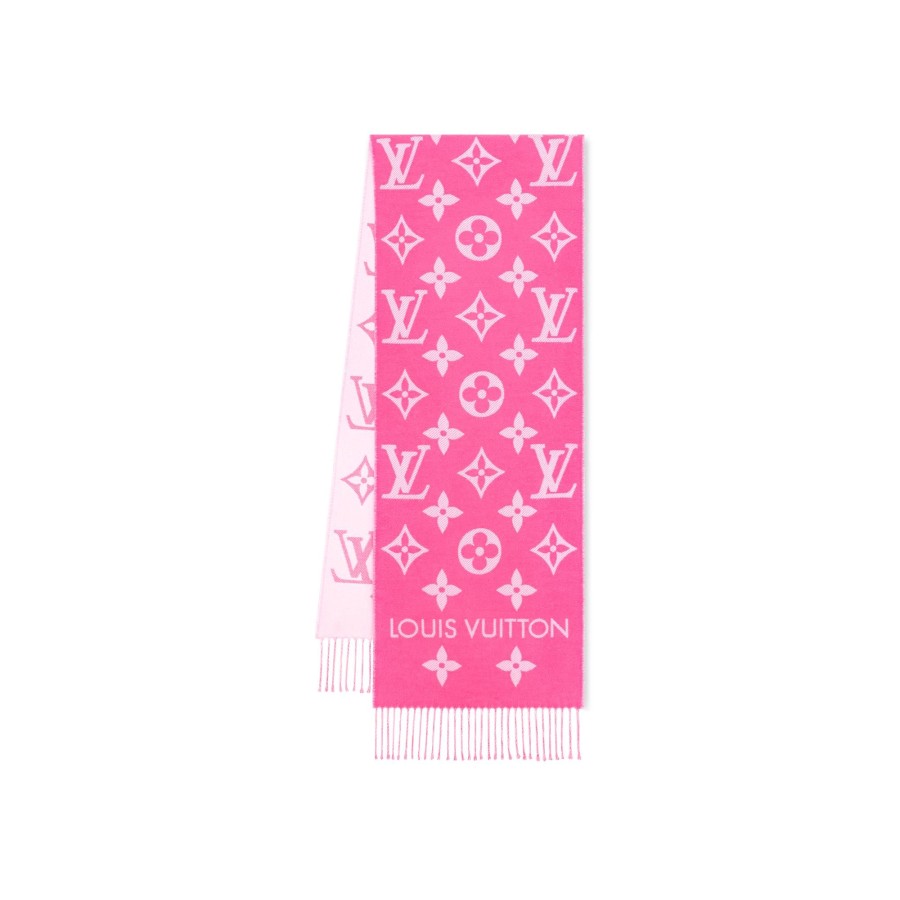 Women Louis Vuitton Scarves | Lv Essential Scarf Rose Pop