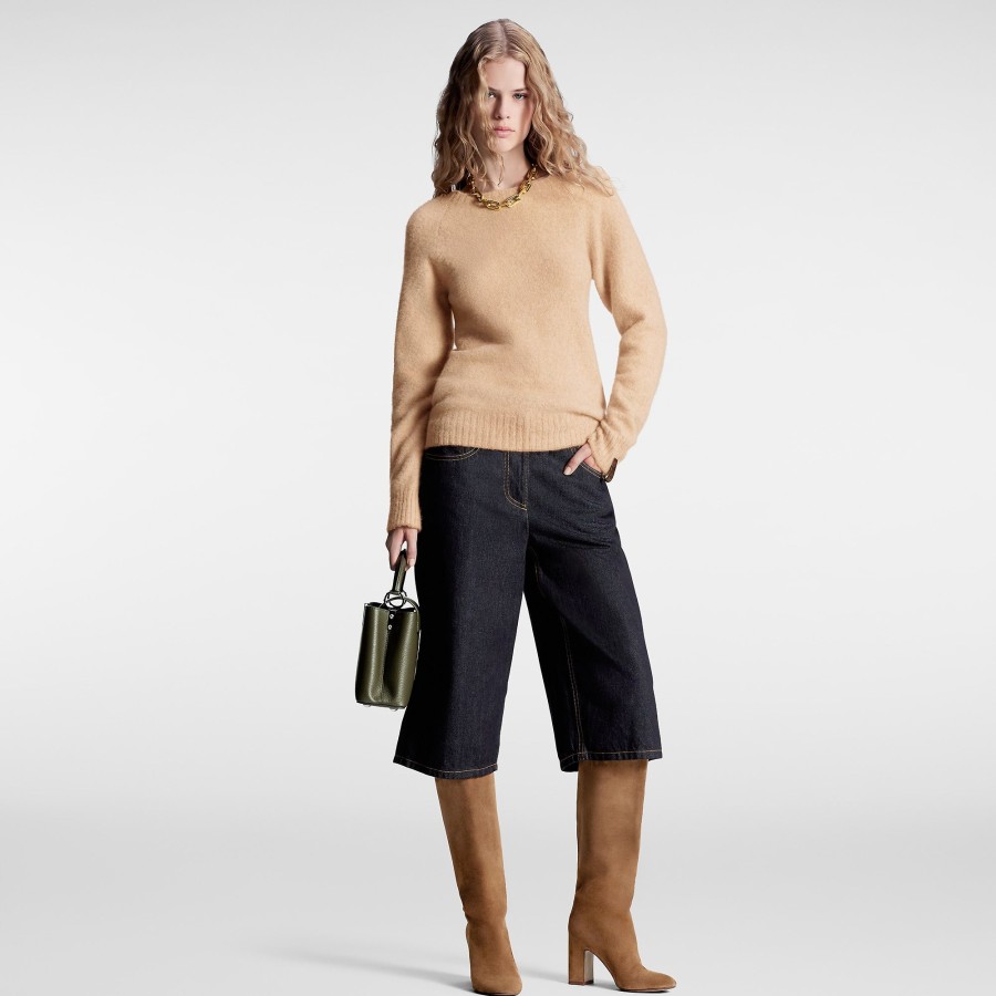 Women Louis Vuitton Knitwear | Camel Pullover